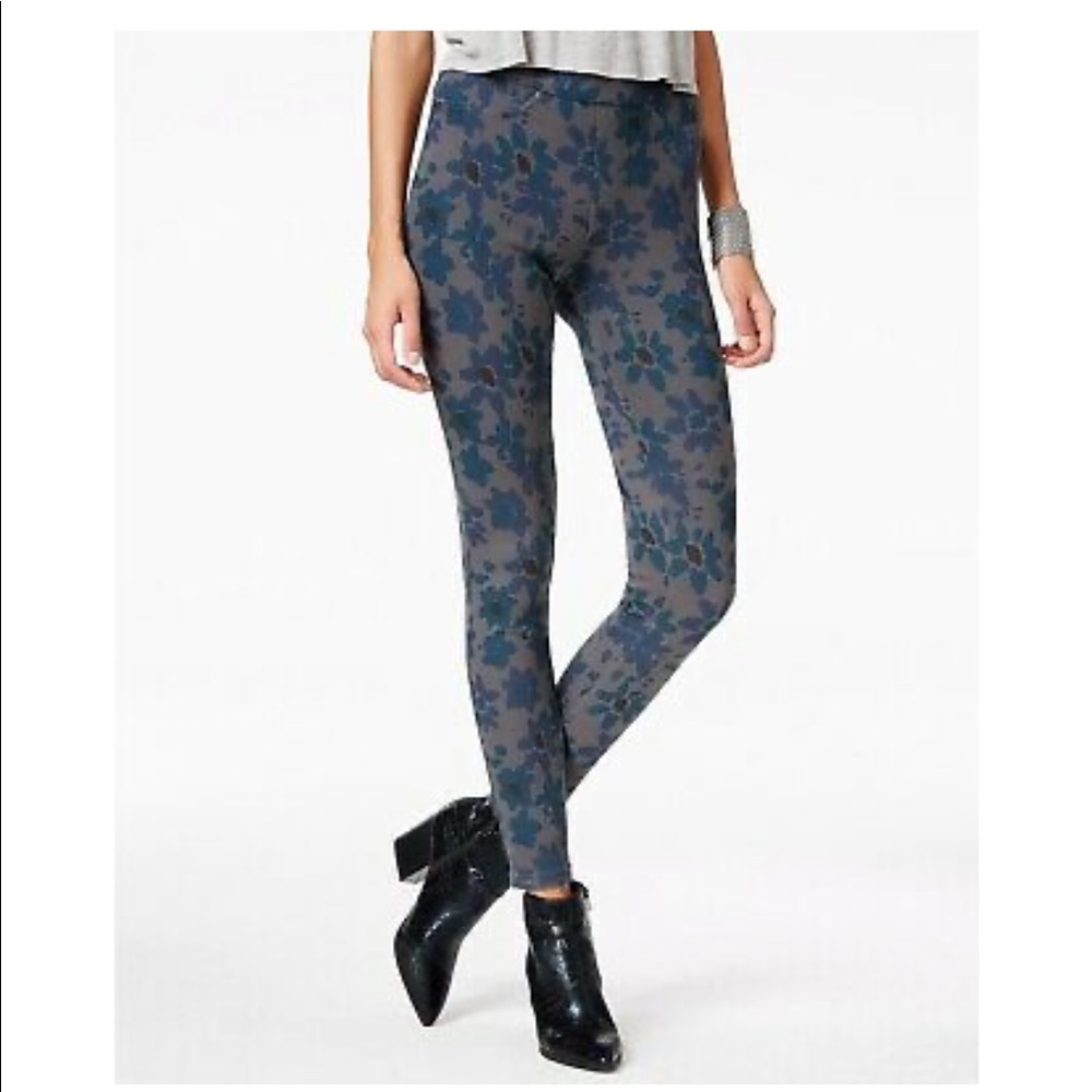 Hue Women's Mod Floral Original Denim Leggings